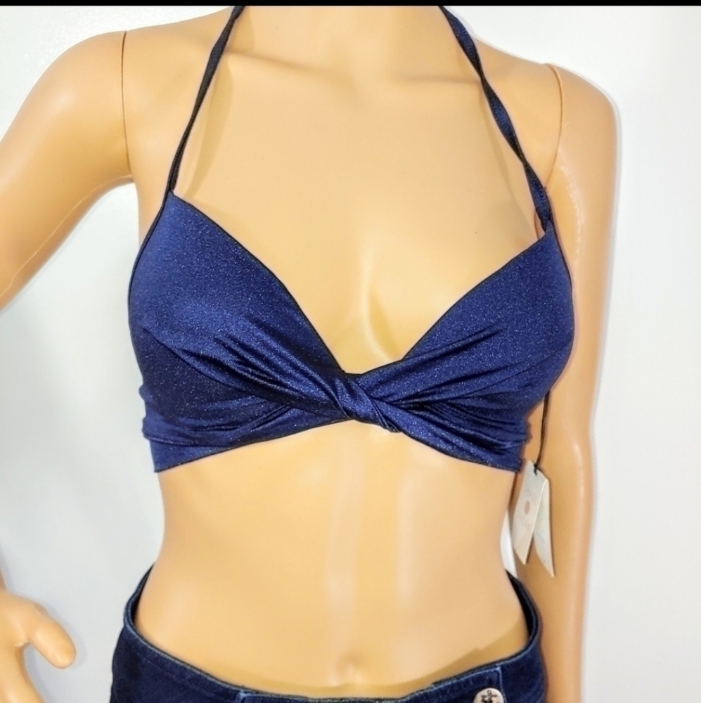 Blue Swim top